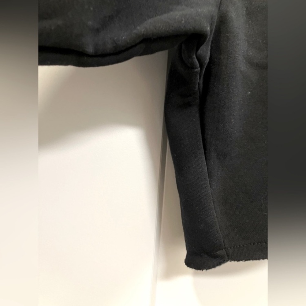 Von Dutch Rhinestone Cropped Hoodie | Black | NWT | Oversized | Y2K | Size XL - Picture 6 of 8